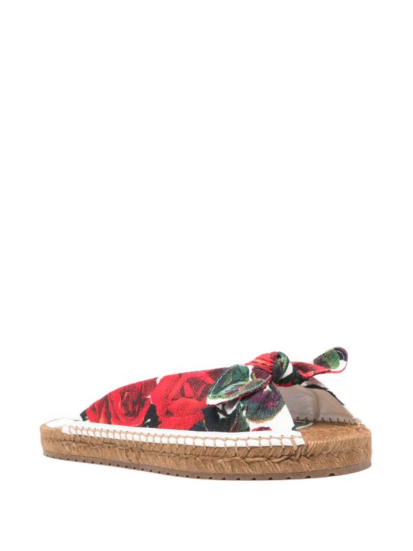 Browns Dolce & Gabbana Floral-Print Espadrilles | Browns Espadrilles
