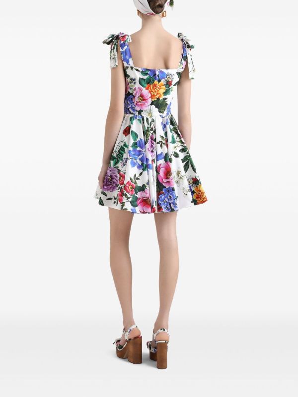 Browns Dolce & Gabbana Floral-Print Mini Dress | Browns Cocktail & Party Dresses