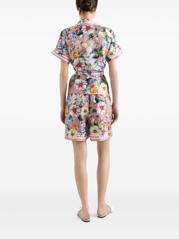 Browns Dolce & Gabbana Floral-Print Shorts | Browns Knee-Length Shorts