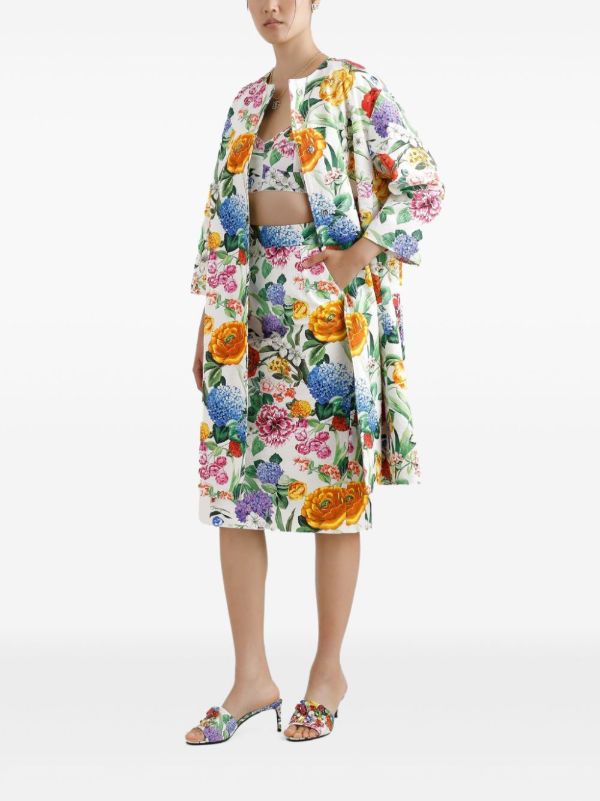 Browns Dolce & Gabbana Floral-Print Tank Top | Browns Vests & Tank Tops