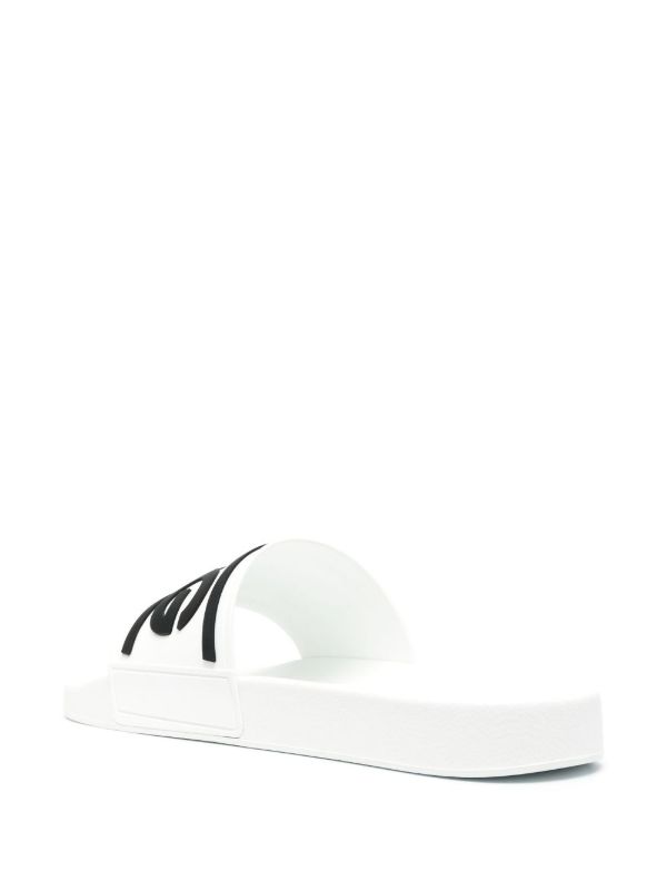 Browns Dolce & Gabbana Gomma Pool Slides | Browns Sandals