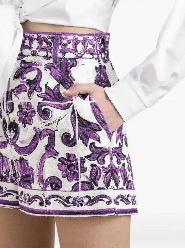 Browns Dolce & Gabbana Graphic-print Shorts | Browns Short & Mini Shorts