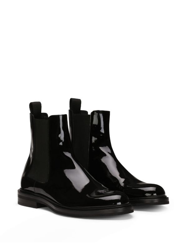 Browns Dolce & Gabbana Leather Ankle Boots | Browns Boots