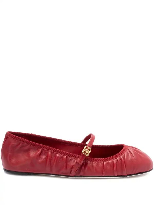 browns Dolce & Gabbana leather ballet flats | Browns Ballerina Shoes