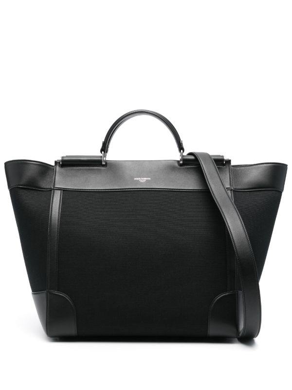 browns Dolce & Gabbana leather-trim tote bag | Browns Tote Bags