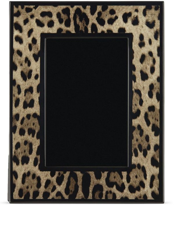 browns Dolce & Gabbana leopard-print photo frame | Browns Collectibles