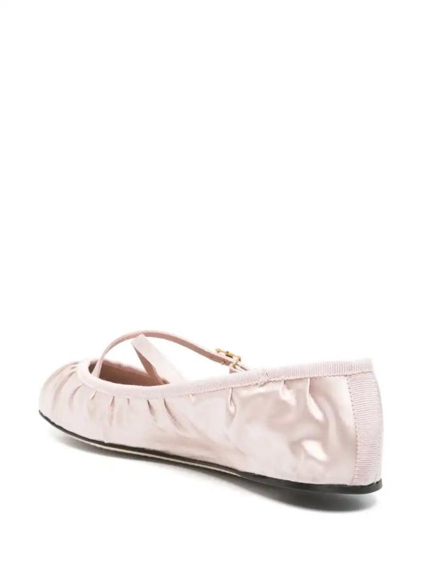 Browns Dolce & Gabbana Logo-buckle Ballet Flats | Browns Ballerina Shoes