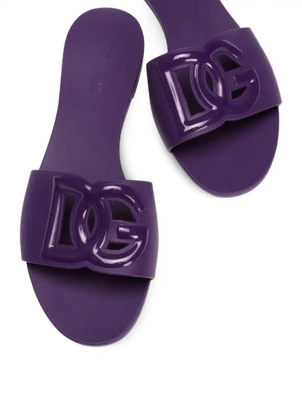 Browns Dolce & Gabbana Logo-embellished Slides | Browns Flip Flops & Slides