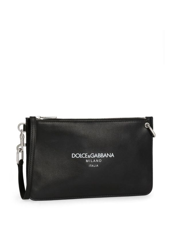 Browns Dolce & Gabbana Logo-Lettering Clutch Bag | Browns Clutch Bags