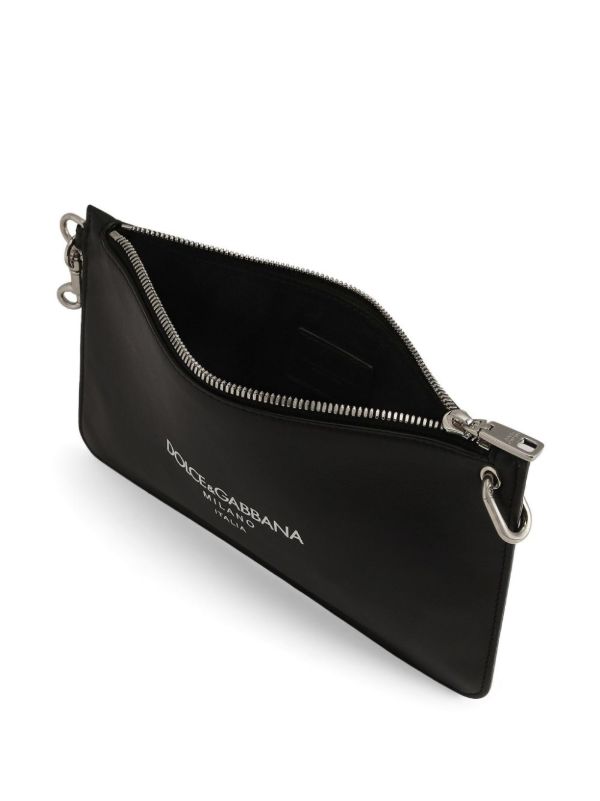 Browns Dolce & Gabbana Logo-Lettering Clutch Bag | Browns Clutch Bags