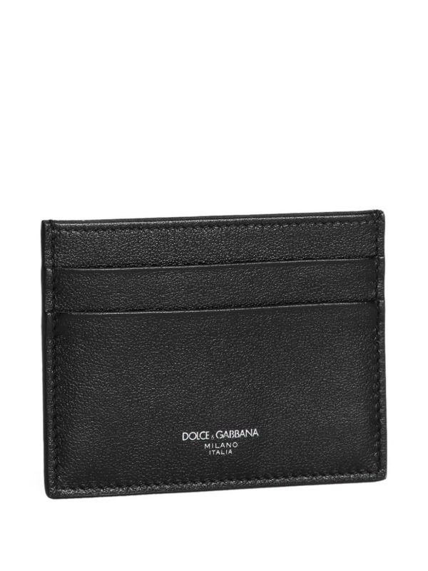 Browns Dolce & Gabbana Logo-Print Leather Card Holder | Browns Wallets & Billfolds