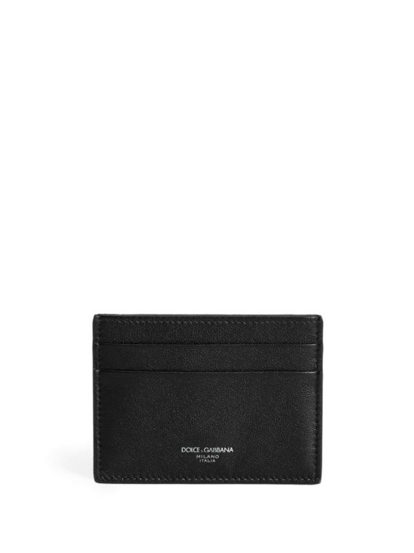 browns Dolce & Gabbana Logo-Print Leather Card Holder | Browns Wallets & Billfolds