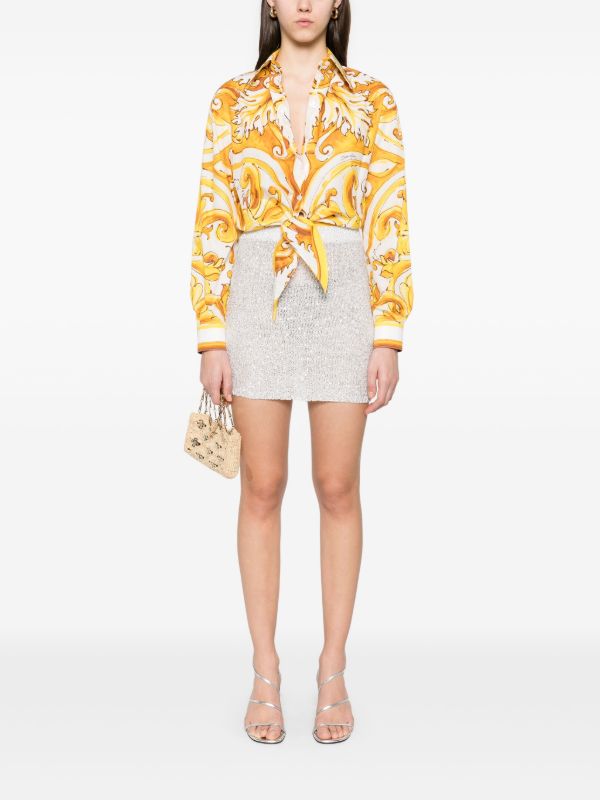 Browns Dolce & Gabbana Majolica-print Shirt | Browns Shirts
