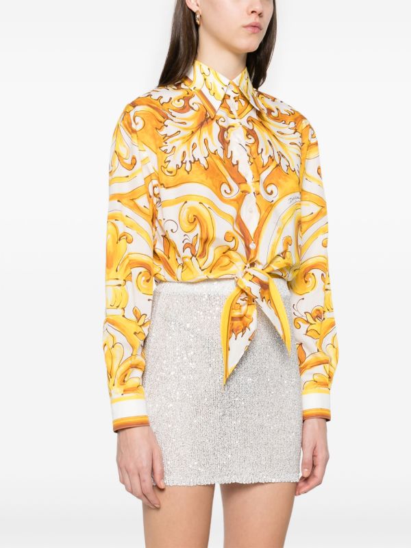 Browns Dolce & Gabbana Majolica-print Shirt | Browns Shirts