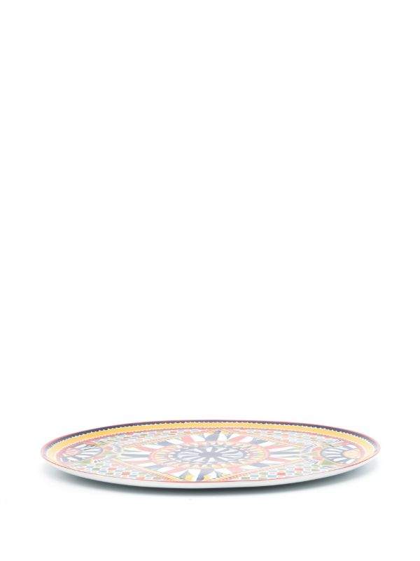 Browns Dolce & Gabbana Multicolour Carretto Serving Platter | Browns Plates & Bowls