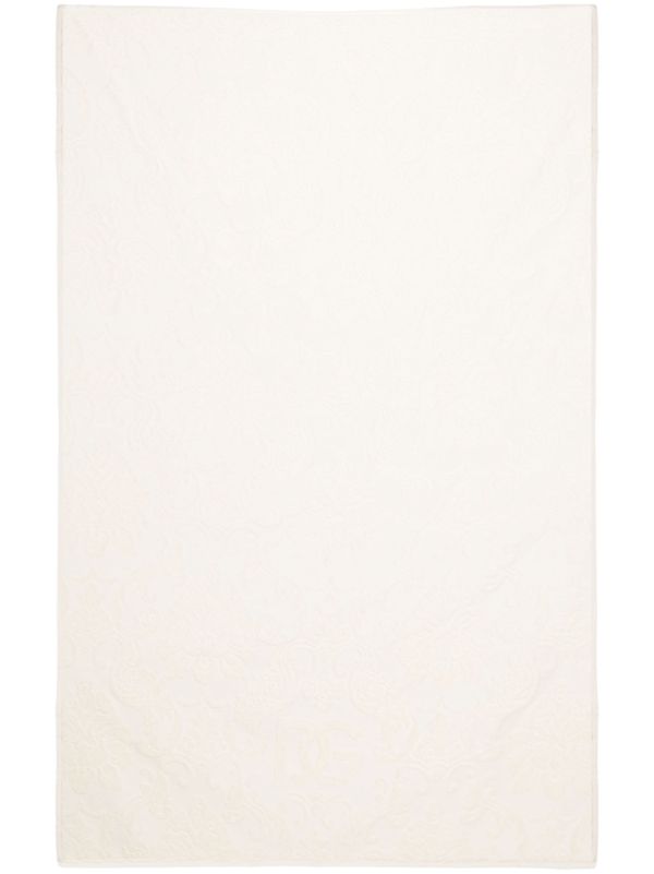Browns Dolce & Gabbana Neutral Logo-jacquard Cotton Towel Set | Browns Towels