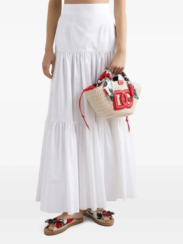 Browns Dolce & Gabbana Neutrals Small Kendra Basket Tote Bag | Browns Tote Bags