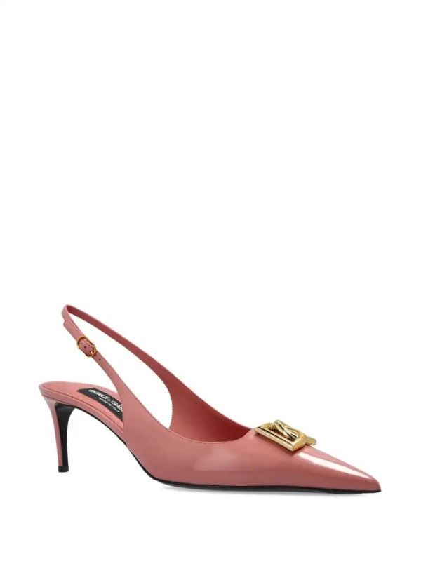 Browns Dolce & Gabbana Pink 60mm Lollo Pumps | Browns Pumps