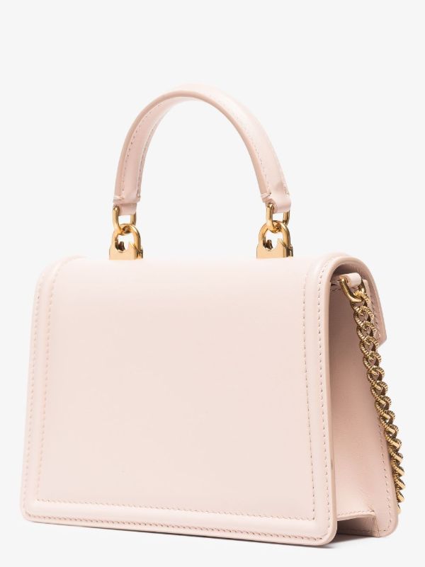 Browns Dolce & Gabbana Pink Devotion Leather Top Handle Bag | Browns Messenger & Crossbody Bags