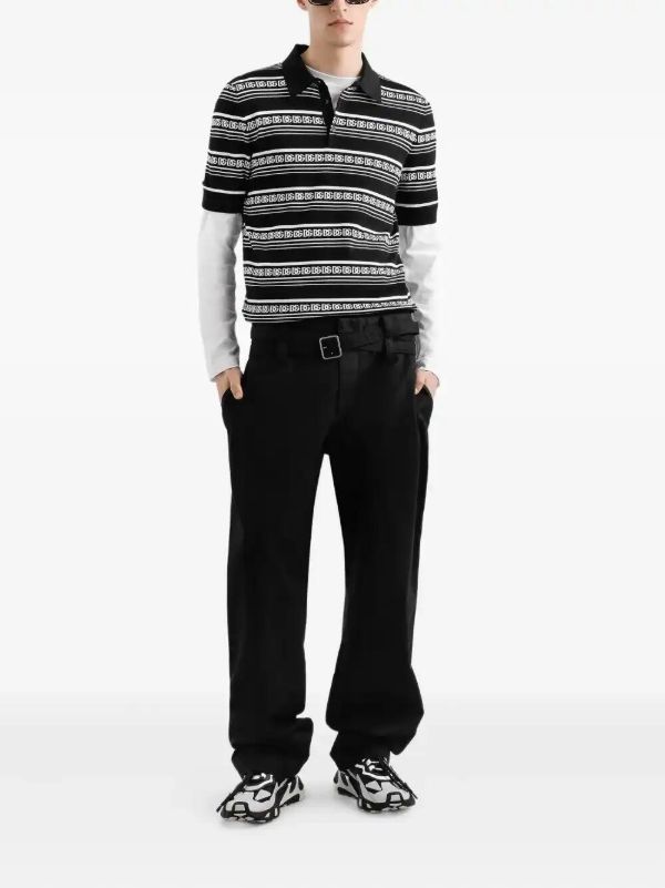 Browns Dolce & Gabbana Silk Polo Shirt | Browns Polo Shirts