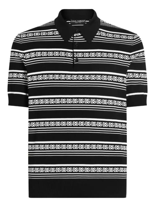 browns Dolce & Gabbana silk polo shirt | Browns Polo Shirts