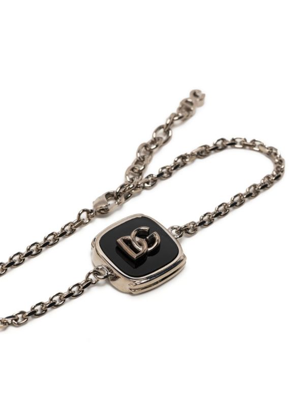 Browns Dolce & Gabbana Silver-tone DG Bracelet | Browns Bracelets