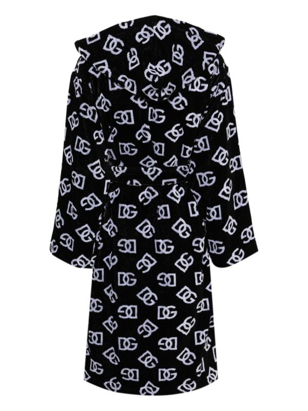 Browns Dolce & Gabbana Terry Jacquard Cotton Bath Robe | Browns Dressing Gowns & Robes