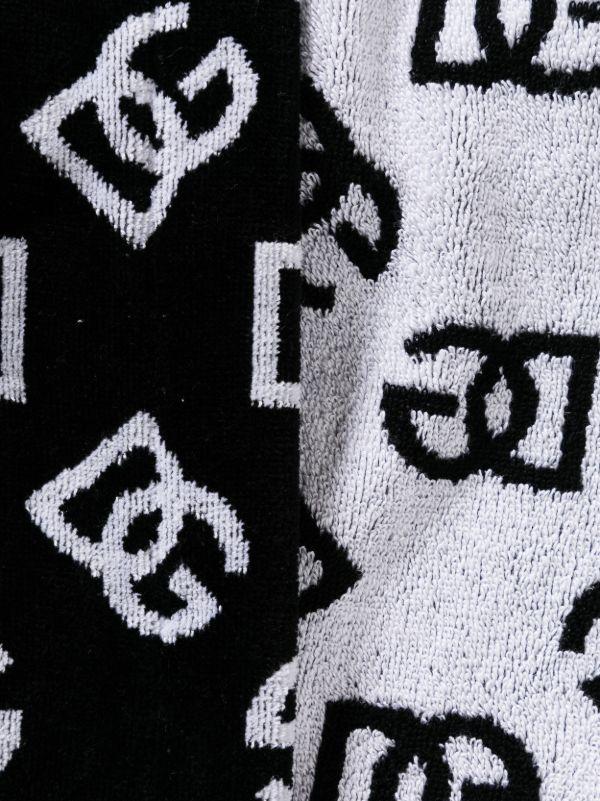 Browns Dolce & Gabbana Terry Jacquard Cotton Bath Robe | Browns Dressing Gowns & Robes