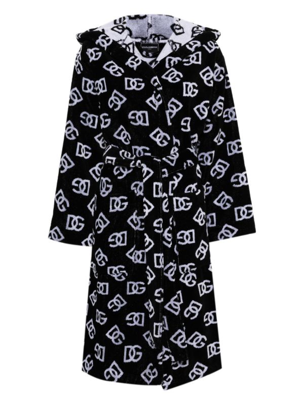 browns Dolce & Gabbana Terry Jacquard Cotton Bath Robe | Browns Dressing Gowns & Robes