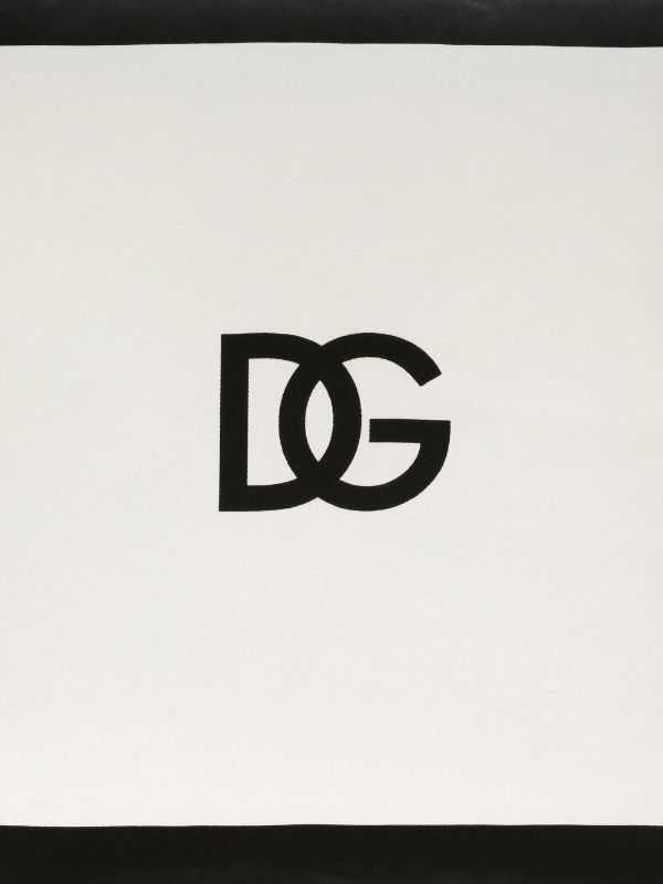 Browns Dolce & Gabbana White DG Logo Cushion | Browns Pillowcases