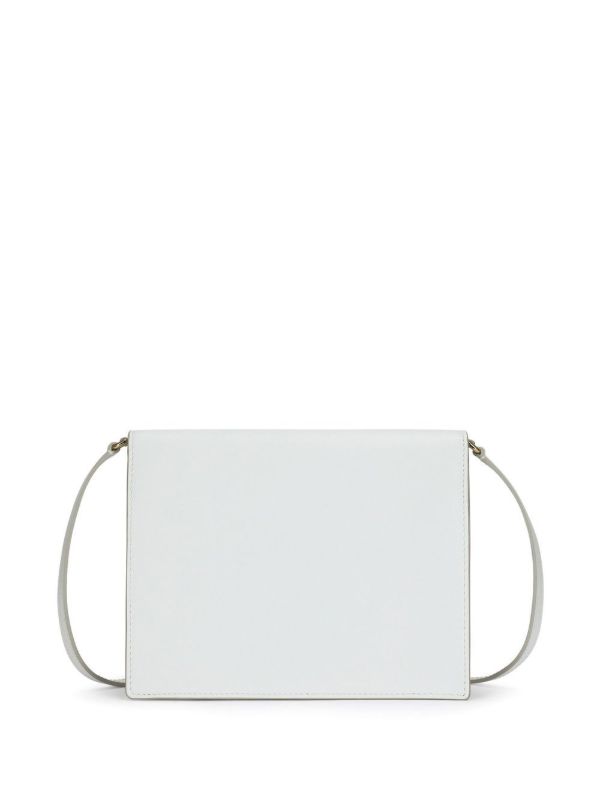 Browns Dolce & Gabbana White DG Logo Leather Cross Body Bag | Browns Messenger & Crossbody Bags