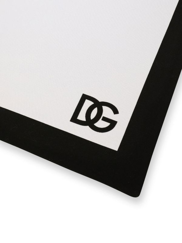 Browns Dolce & Gabbana White DG Logo Print Placemat | Browns Table Linen