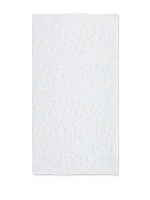 Browns Dolce & Gabbana White DG Logo Towel Set | Browns Towels