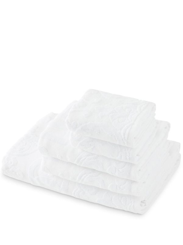 browns Dolce & Gabbana White DG Logo Towel Set | Browns Towels