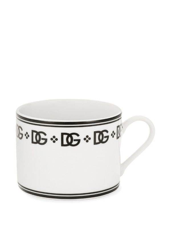 Browns Dolce & Gabbana White DG Tea Set | Browns Cups & Tea Sets