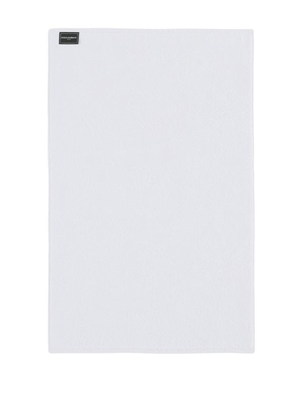 Browns Dolce & Gabbana White Logo Jacquard Bath Mat | Browns Towels