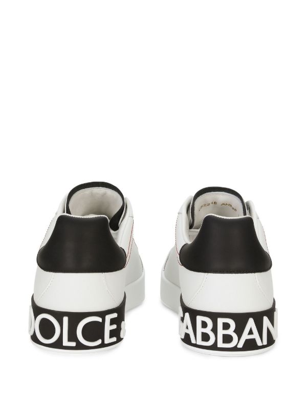 Browns Dolce & Gabbana White Portofino Leather Sneakers | Browns Low-Tops