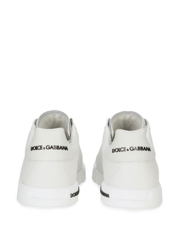 Browns Dolce & Gabbana White Portofino Leather Sneakers | Browns Low-Tops