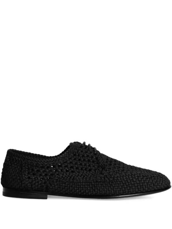 browns Dolce & Gabbana woven Derby shoes | Browns Derby Shoes