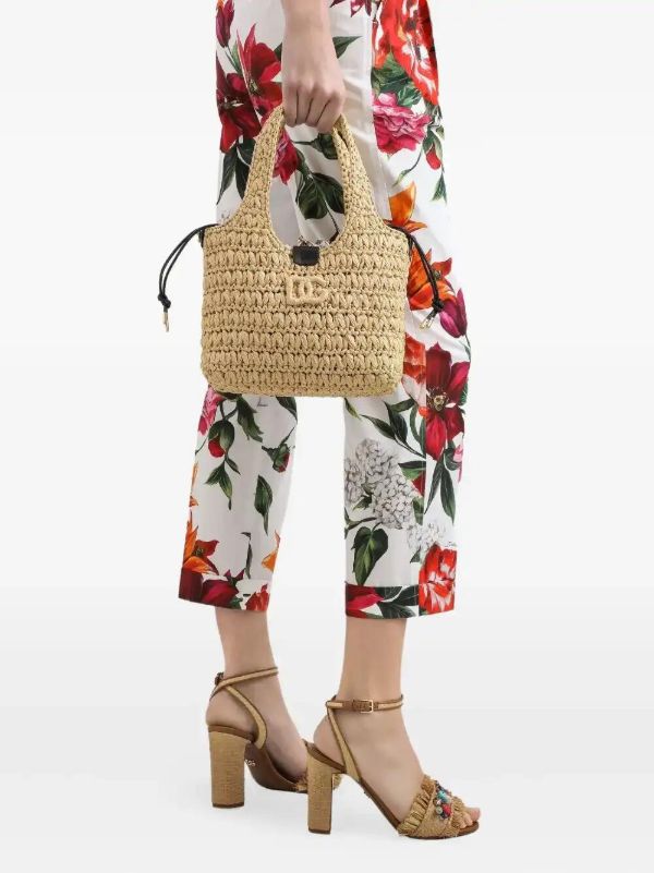 Browns Dolce & Gabbana Woven-raffia Tote Bag | Browns Tote Bags