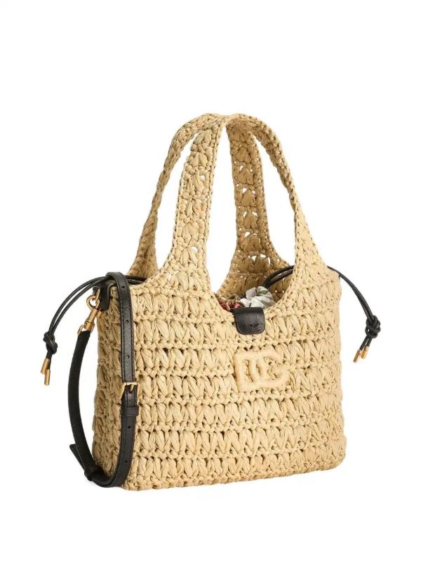 Browns Dolce & Gabbana Woven-raffia Tote Bag | Browns Tote Bags