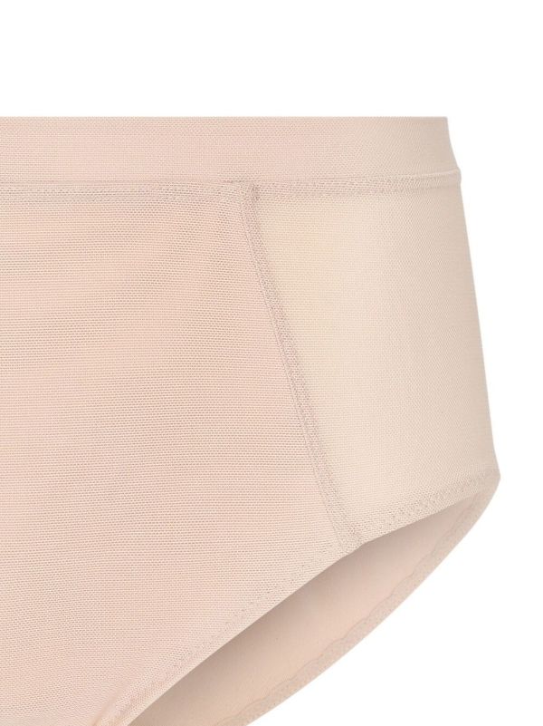 Browns Dolce & Gabbana X Kim Kardashian Neutral Mid-Rise Mesh Briefs | Browns Panties