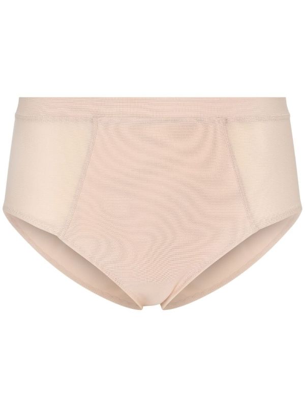 browns Dolce & Gabbana X Kim Kardashian Neutral Mid-Rise Mesh Briefs | Browns Panties