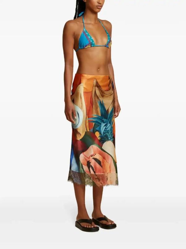 Browns Donde Esteban Salpicon Midi Skirt | Browns Full Skirts