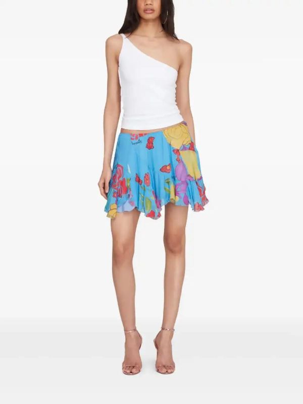 Browns Donde Esteban X Valentino Cortazar Cielo Mini Skirt | Browns Asymmetric & Draped Skirts