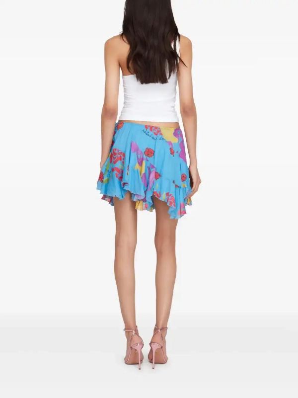 Browns Donde Esteban X Valentino Cortazar Cielo Mini Skirt | Browns Asymmetric & Draped Skirts