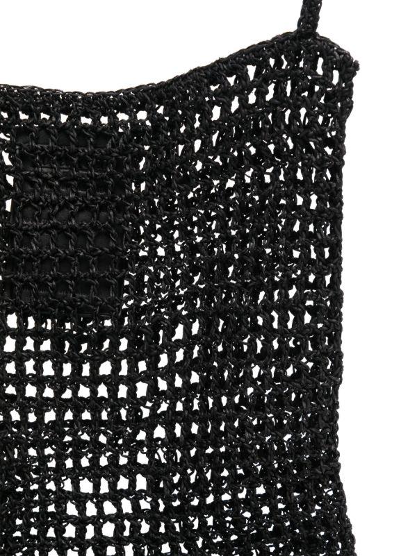 Browns DRAGON DIFFUSION Black Interwoven Shoulder Bag | Browns Shoulder Bags