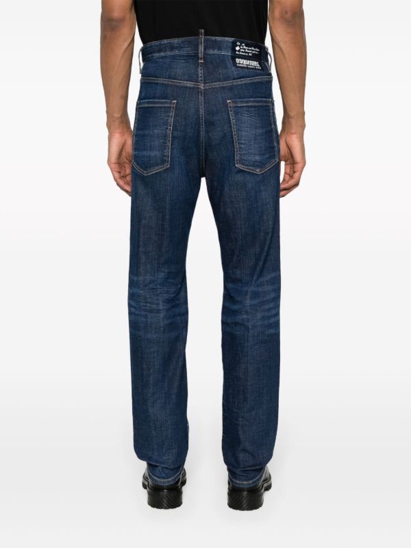 Browns DSQUARED2 Blue 642 Straight-leg Jeans | Browns Regular & Straight-Leg Jeans