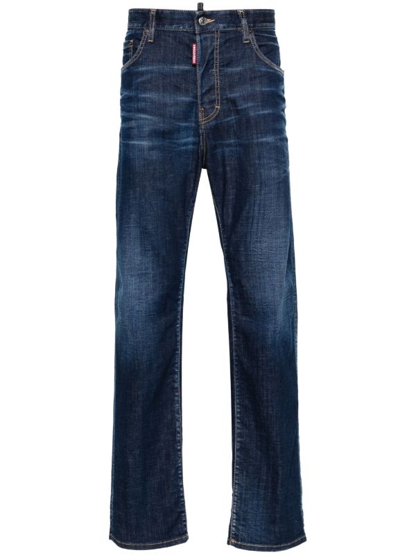 browns DSQUARED2 Blue 642 straight-leg jeans | Browns Regular & Straight-Leg Jeans