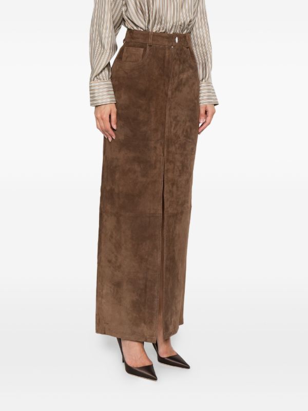Browns Ducie Chicago Suede Maxi Skirt | Browns High-Waisted Skirts